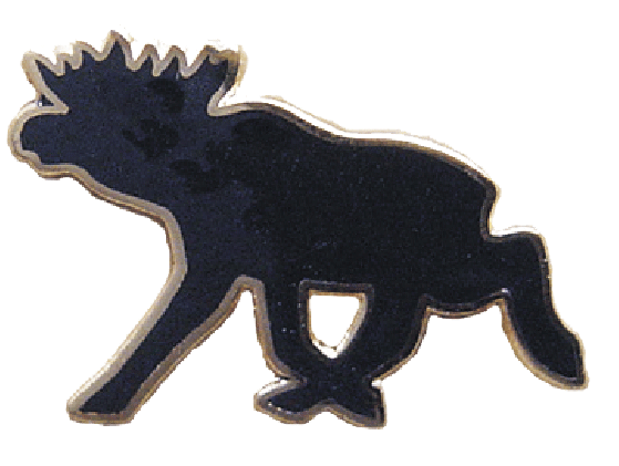 Pin Älgsiluett
