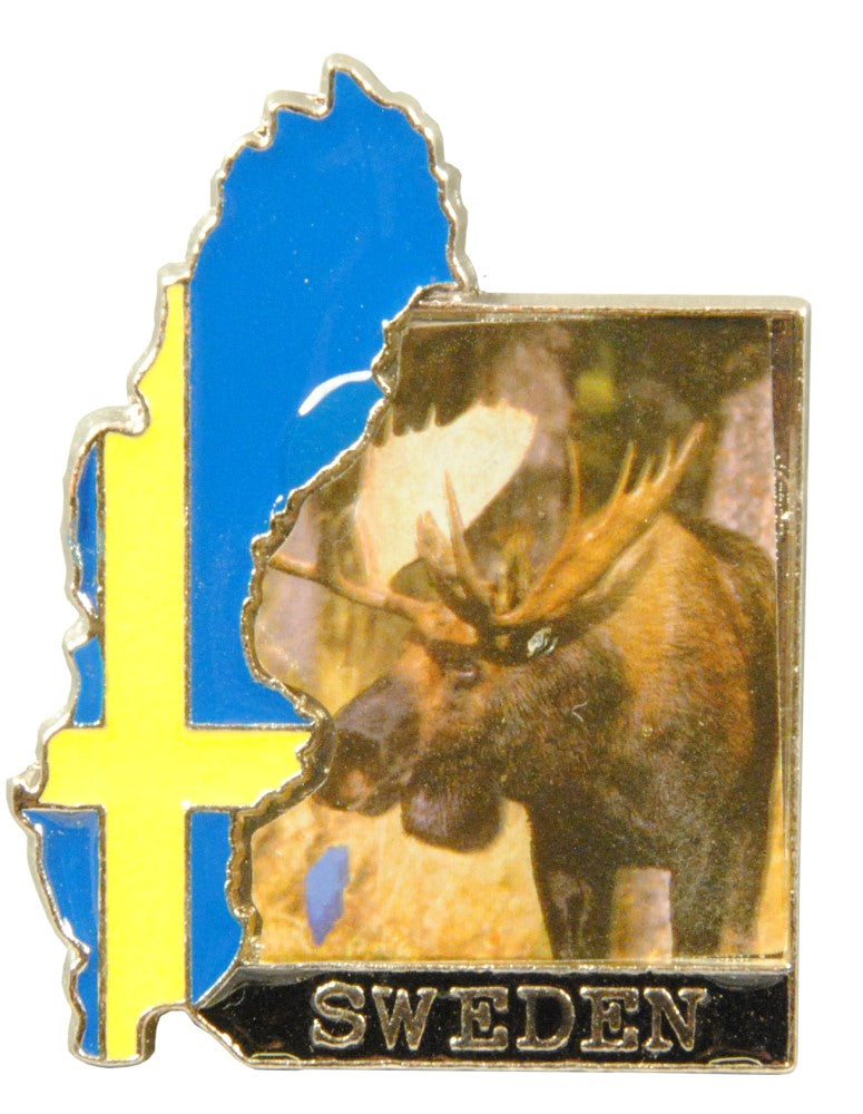 Metal Magnet Sweden Moose