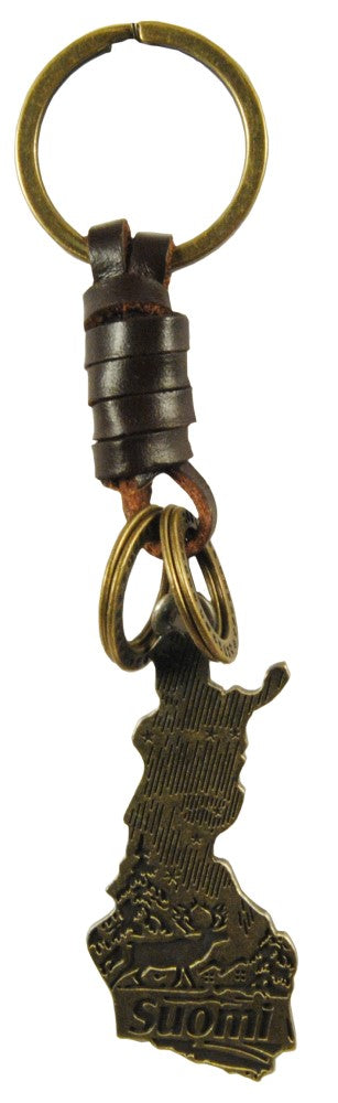 Keyring Finland Map