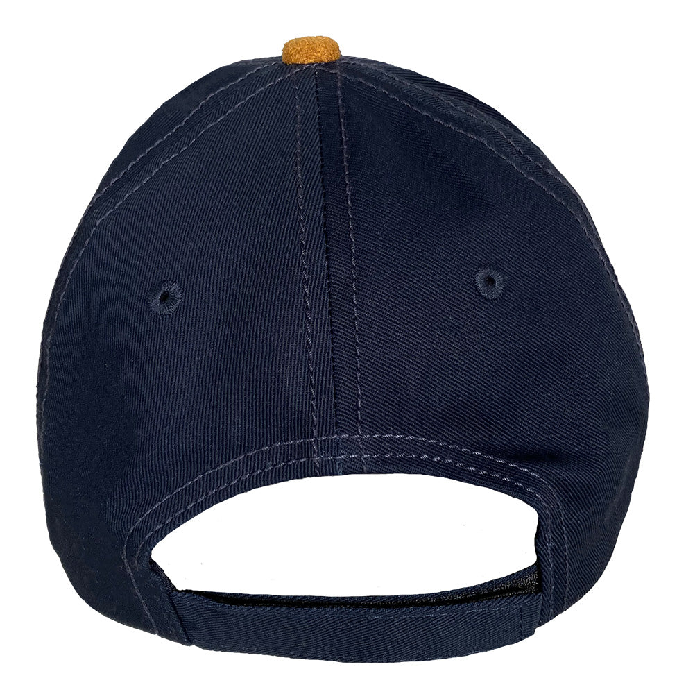 Blue Cap Finland Leather Badge