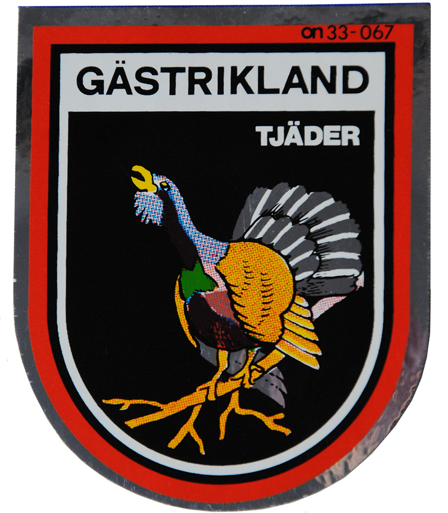 Sticker Gästrikland Capercaillie