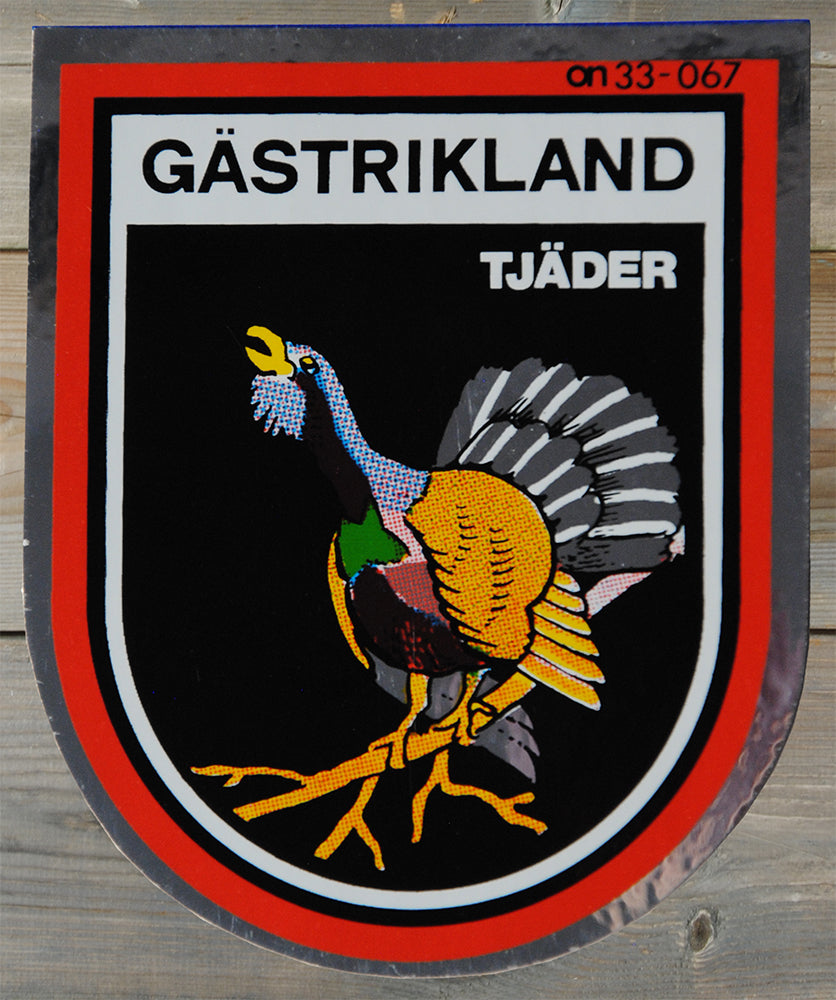 Sticker Gästrikland Capercaillie
