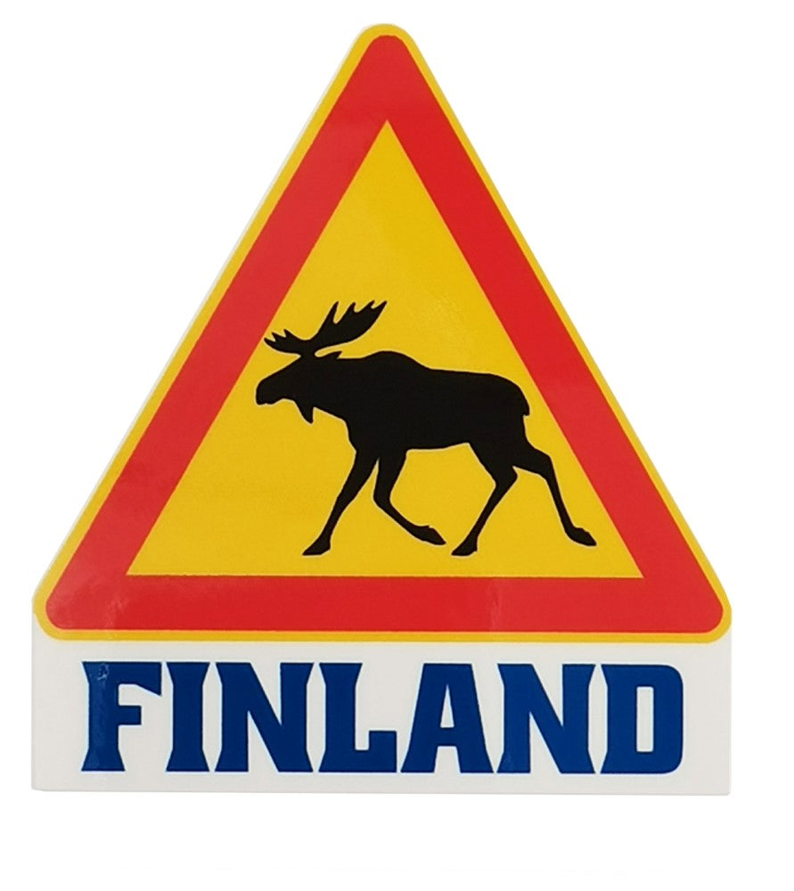Sticker Moose Sign Finland