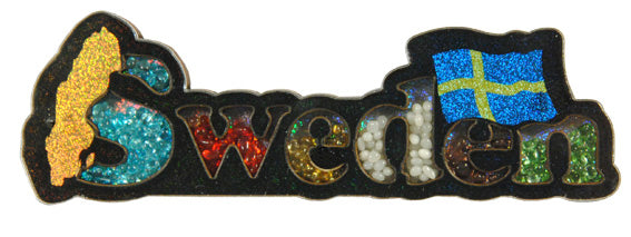Magnet Sweden Map Pearls