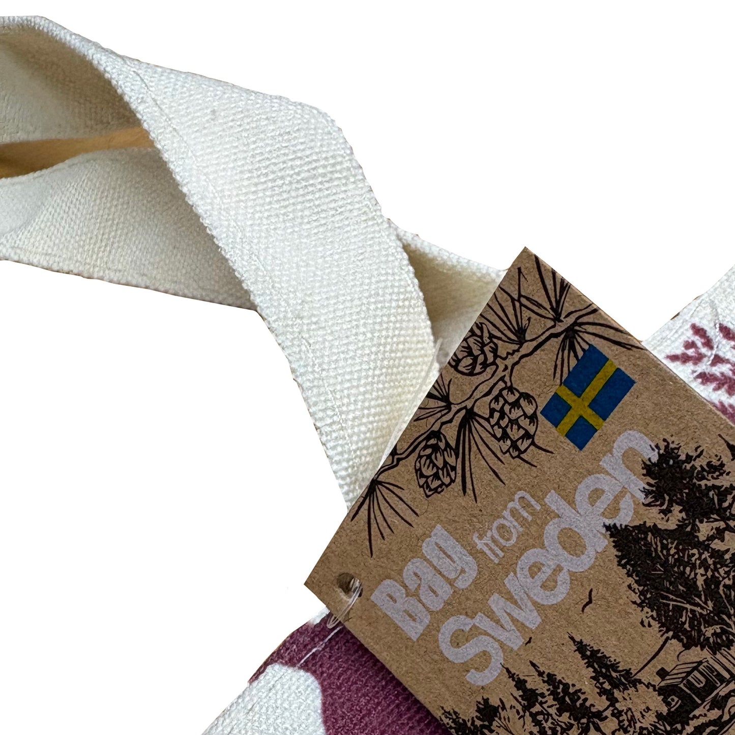 Tygkasse Sweden Älg Röd