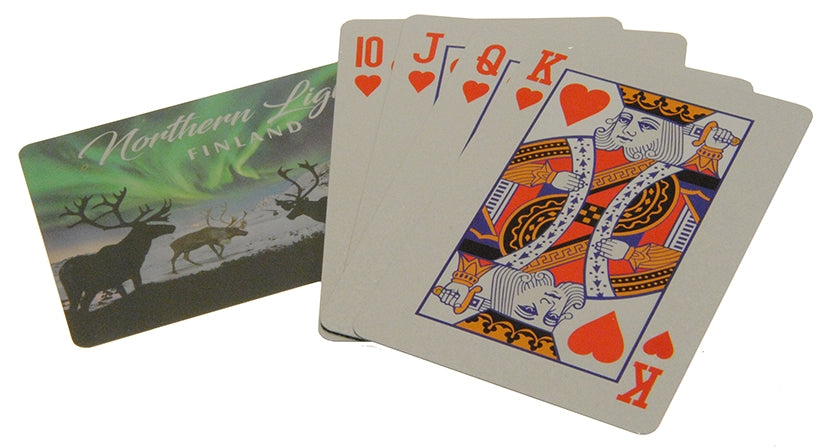 Playingcard Northern Light Finland