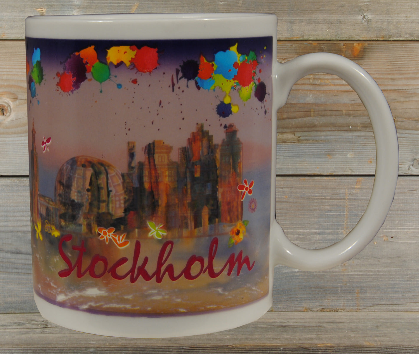 Skiftande Färg Mugg Stockholm