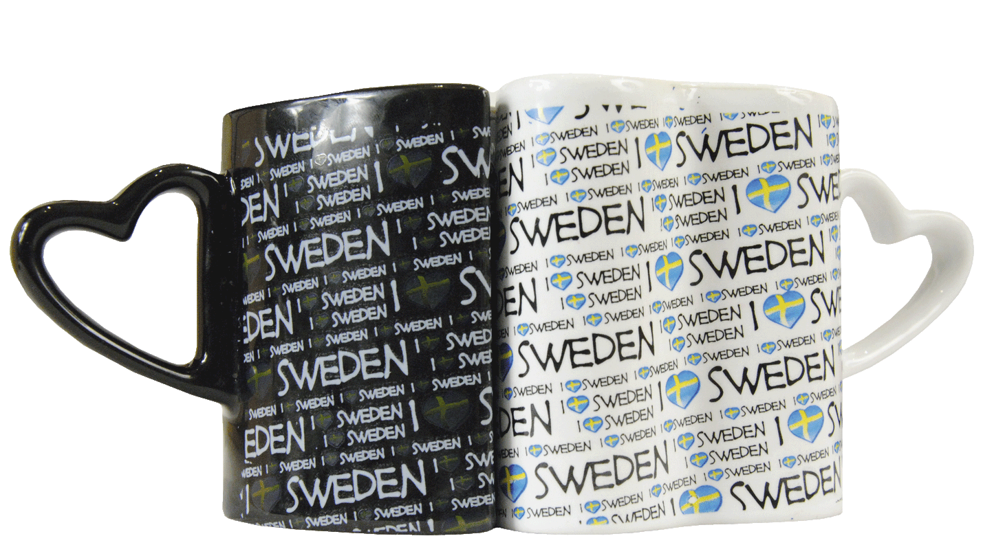 Mug Set I Love Sweden