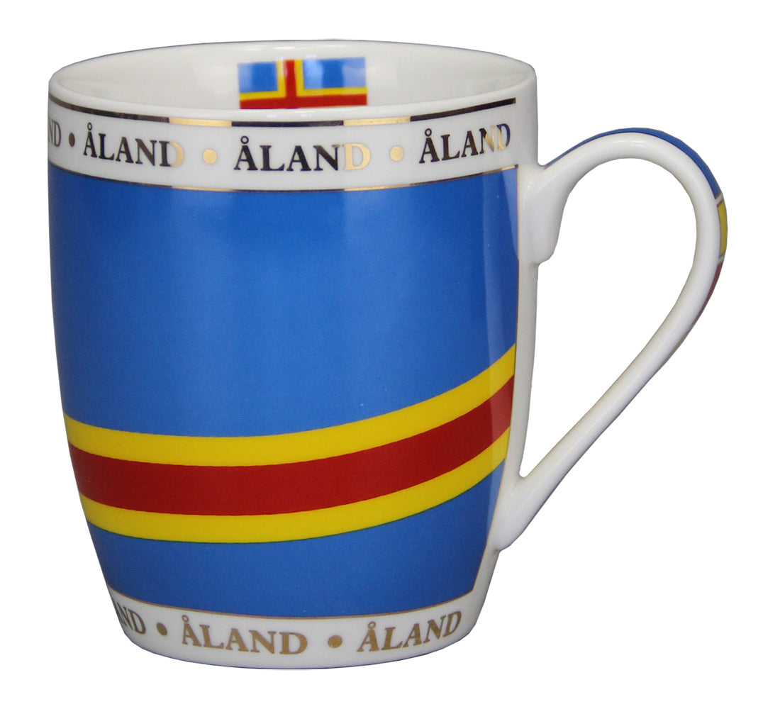 Mugg Åland Flagga