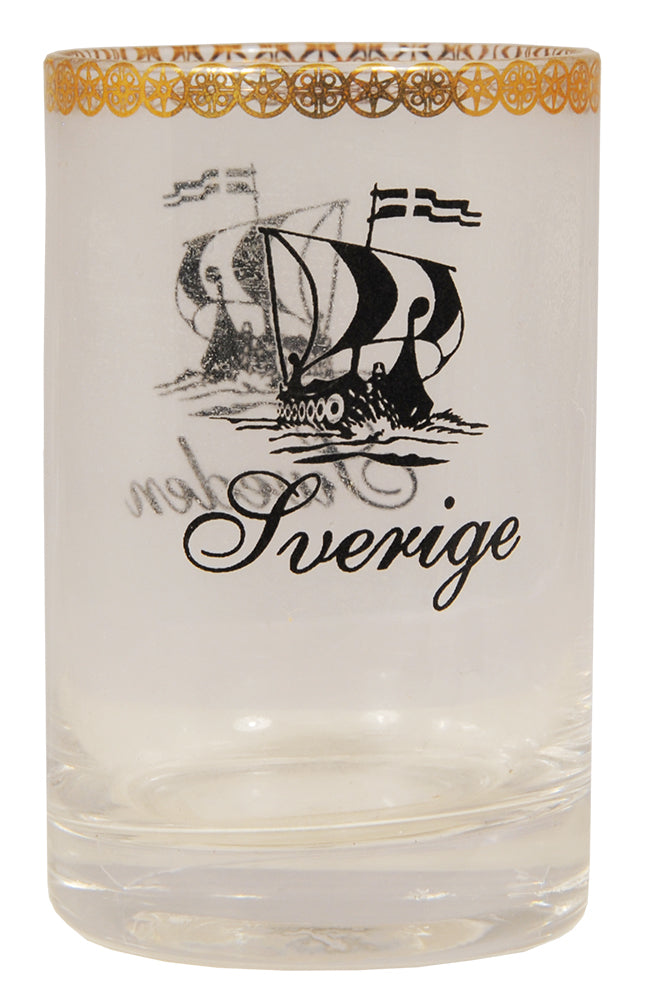 Shotglas Sverige Vikingaskepp