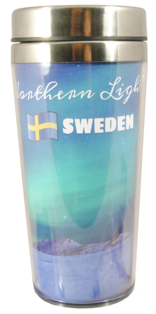 Thermos Mug Sweden Northern Lights