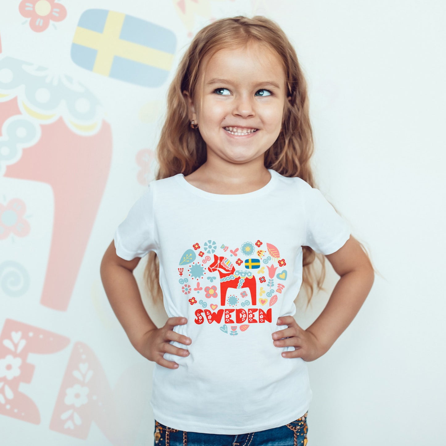 T-shirt Dalahorse 2-4 years