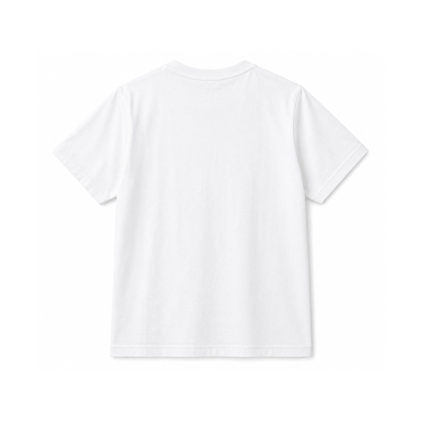 Vit Barn T-shirt med motiv av en rolig tecknad viking och texten "Sweden".