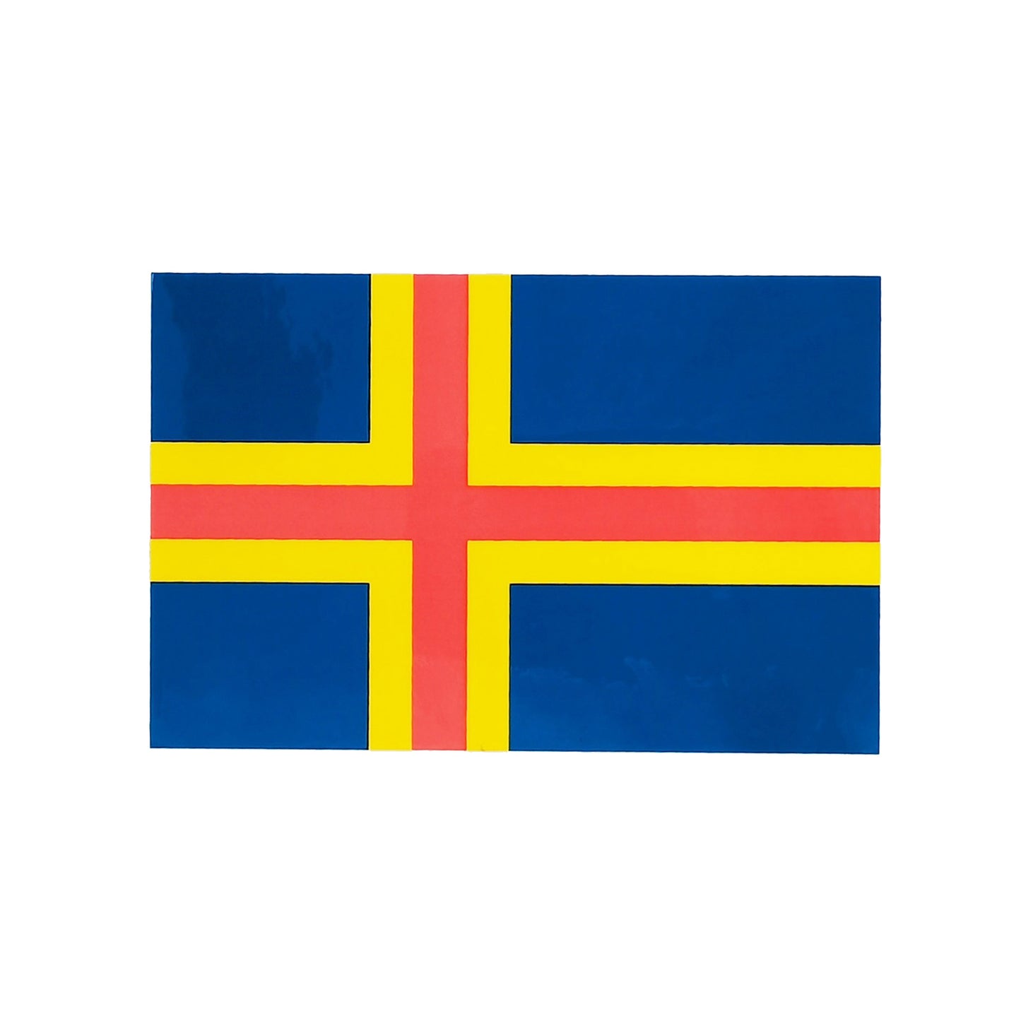 Dekal Åland Flagga