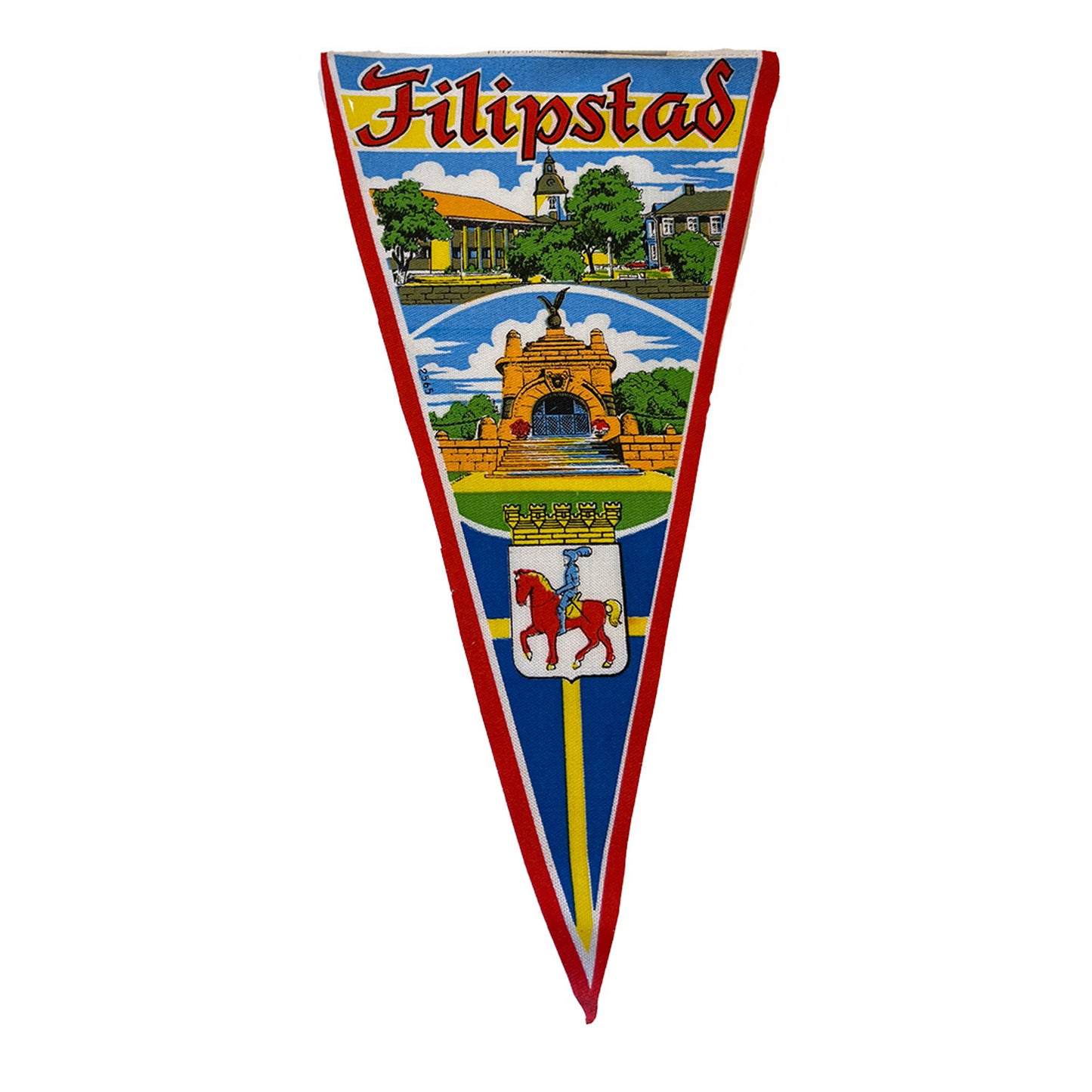 Vimpel med motiv från Filipstad