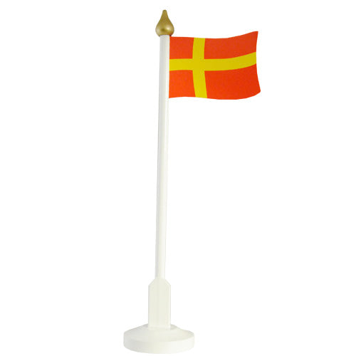 Bordsflagga Trä Skåne 33 cm