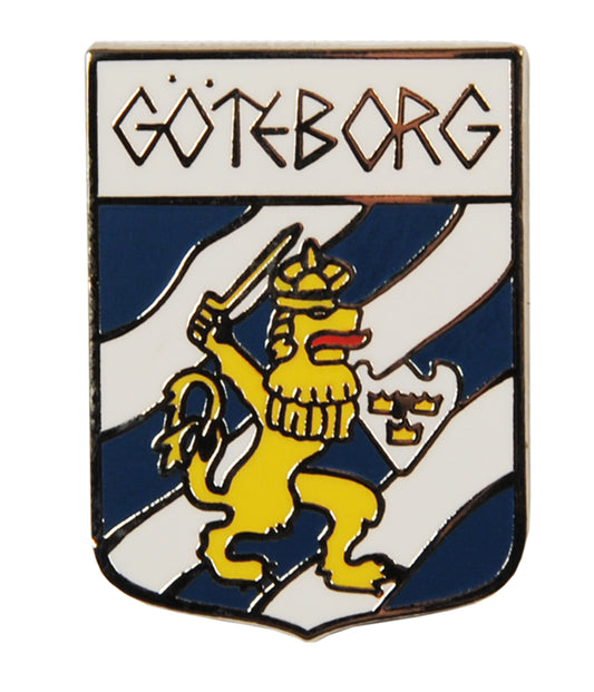 Pin Göteborg Vapen Sköld