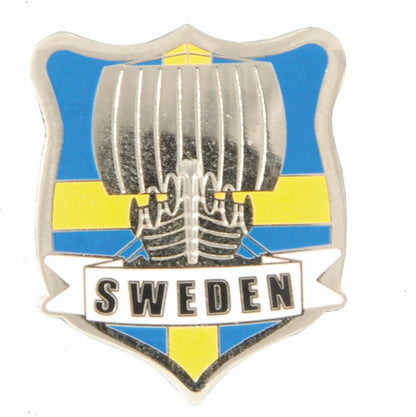 Pin Sweden Flag Vikingship