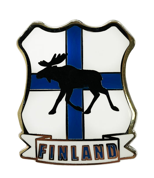 Pin Finland Älg Flagga