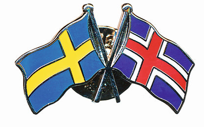 Pin Sverige - Island