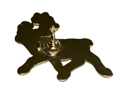 Pin Reindeer siluett in gold color