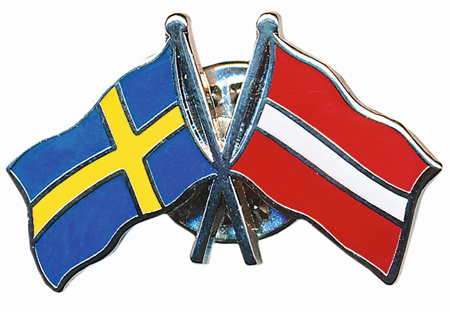 Pin Sverige - Lettland