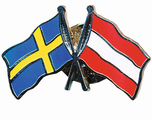 Pin Sverige - Österrike