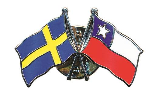 Pin Sverige - Chile