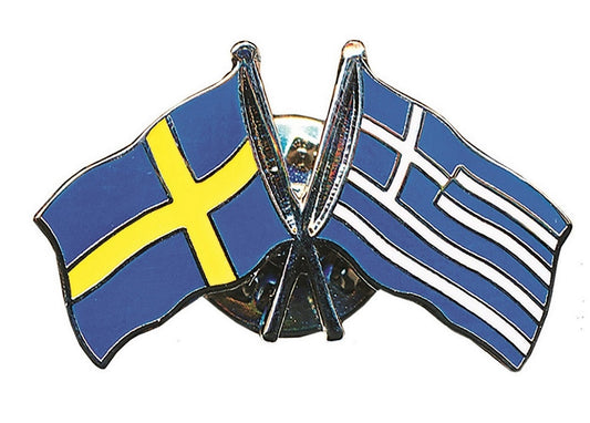 Pin Sverige - Grekland