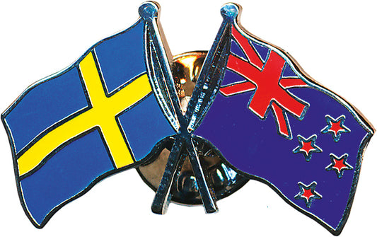 Pin Sverige - Nya Zeeland