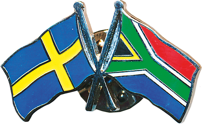 Pin Sweden - South Africa