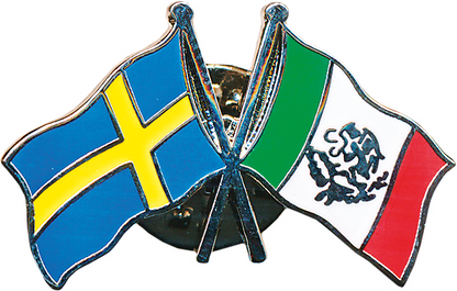 Pin Sweden - México