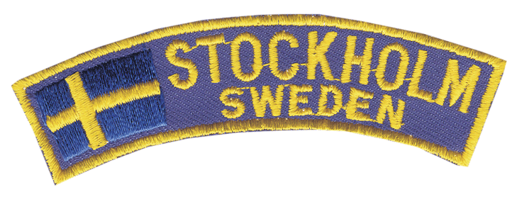 Patch Stockholm Sweden Bent