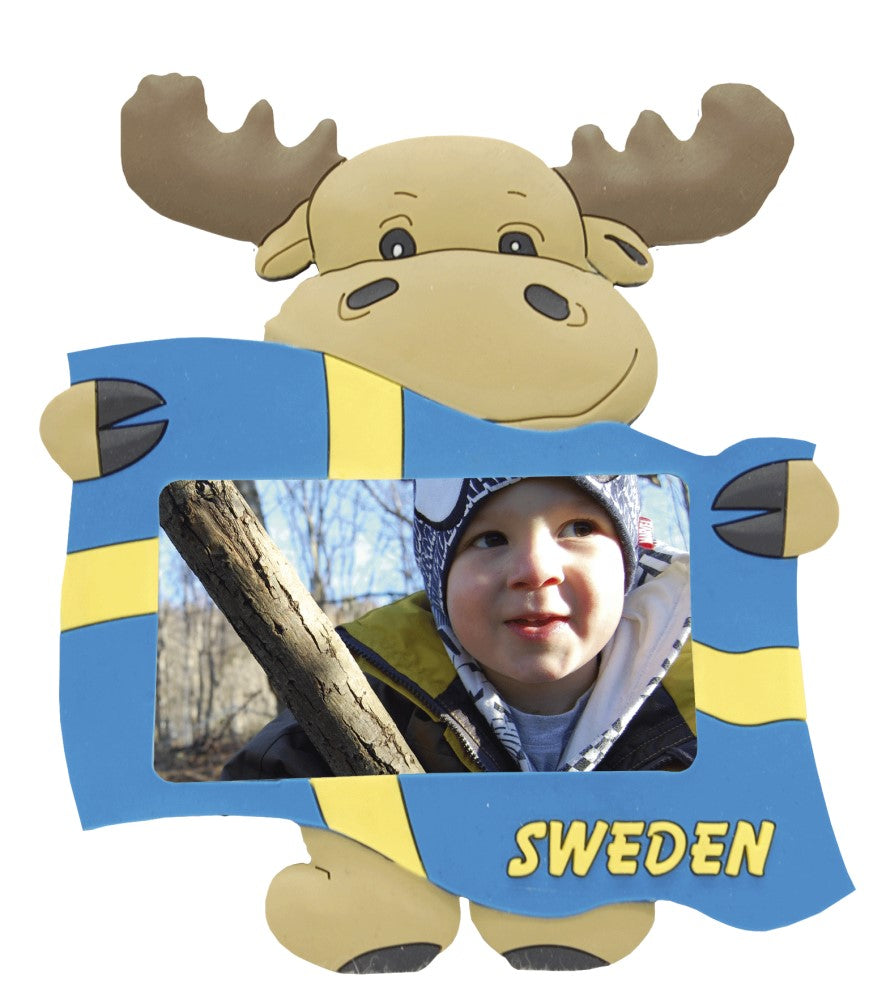 Magnet Photoframe Moose Sweden