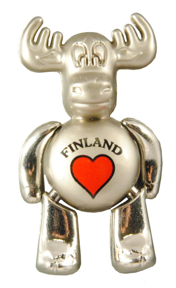 Magnet Moose Heart Finland