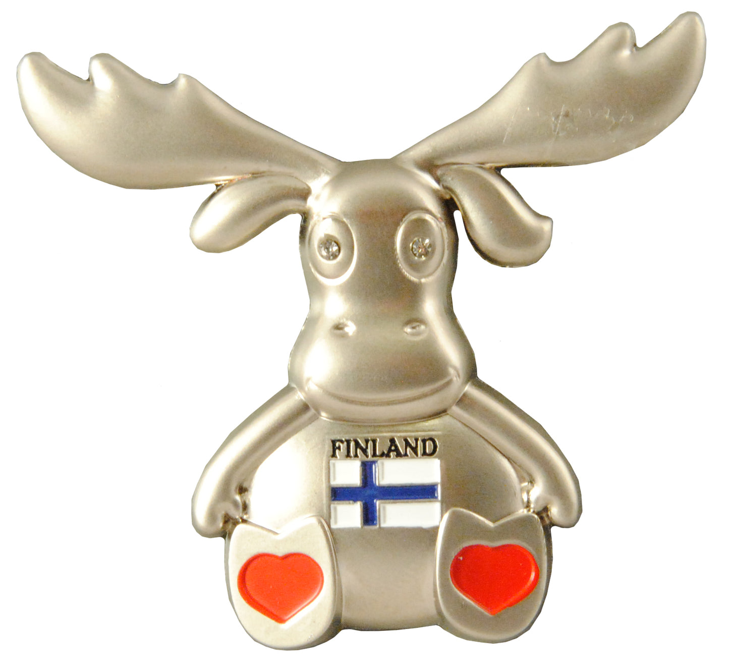 Magnet Moose Flag Finland