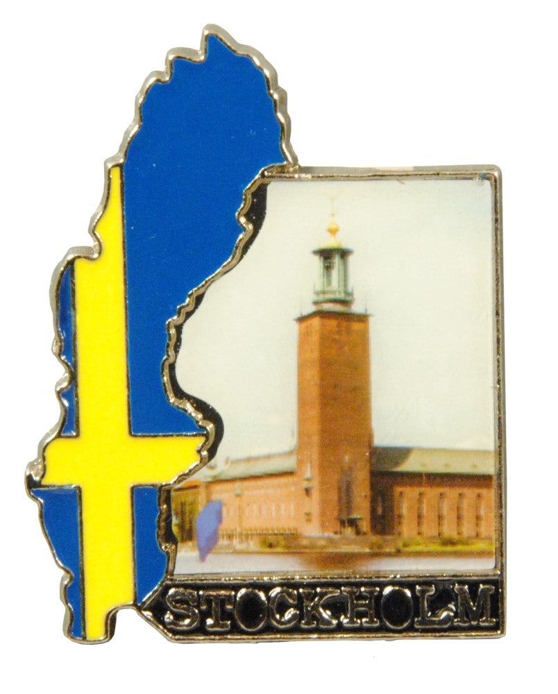 Metal Magnet Stockholm City Hall