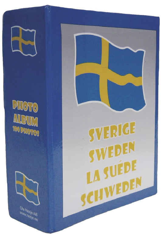 Fotoalbum Sverige Flagga 100 bilder