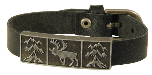 Läderarmband Ren