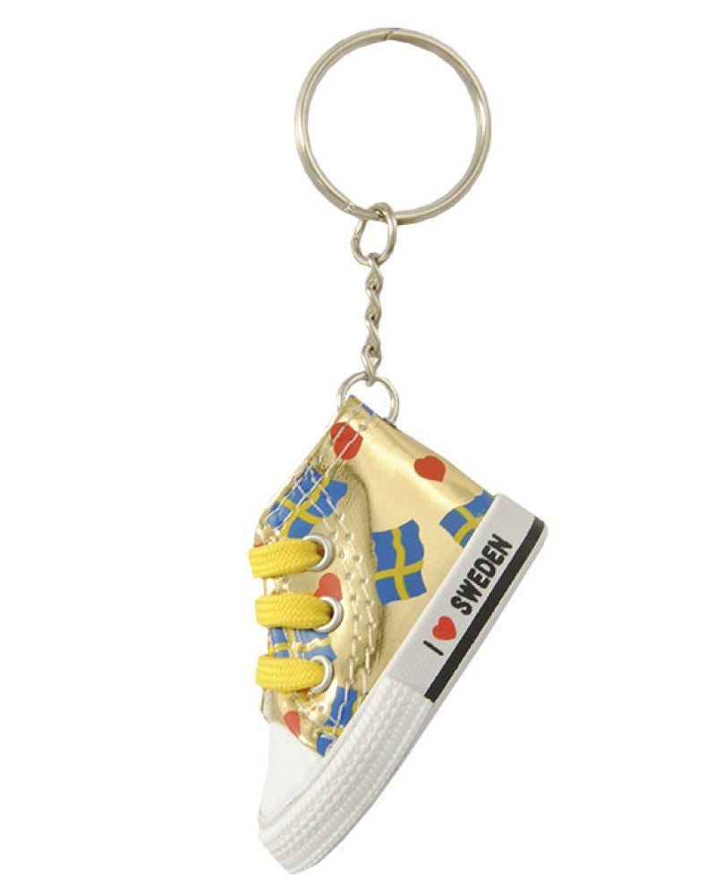 Keychain Sweden Gold Shoe