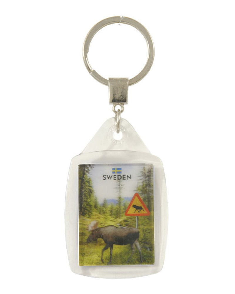 Keychain Sweden Moose 3D