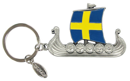 Keychain Sweden Viking Ship