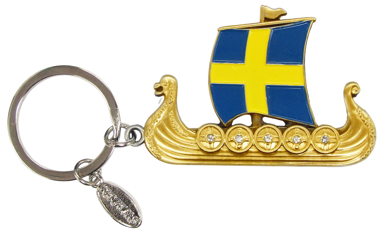 Keychain Sweden Viking Ship