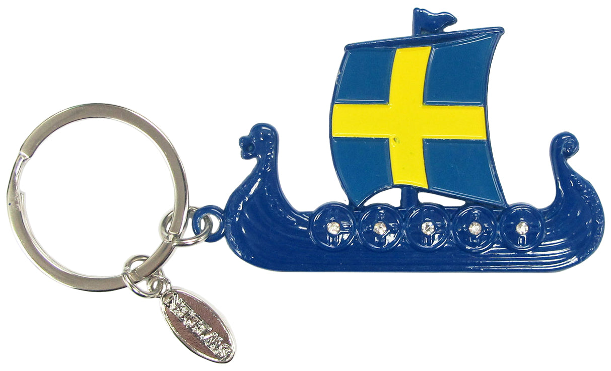 Keychain Sweden Viking Ship