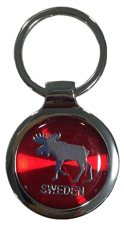 Keychain Sweden Moose Three Colors