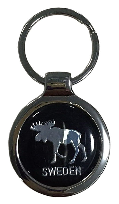 Keychain Sweden Moose Three Colors