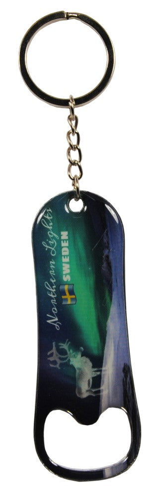 Keychain Sweden Northern Lights Opener