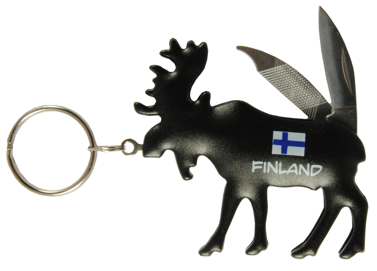 Nyckelring Kniv Finland Älg