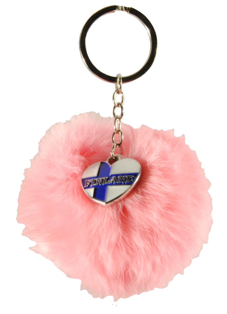 Keychain Pom Pom Finland