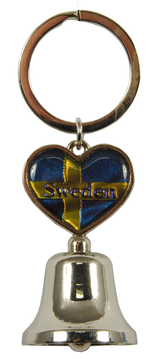 Keychain Sweden Mini Bell